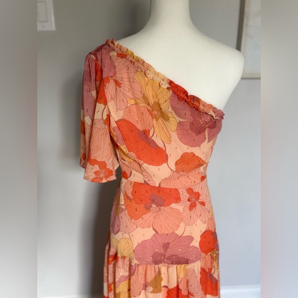 Taylor Floral One-Shoulder Dress - Picture 9 of 12